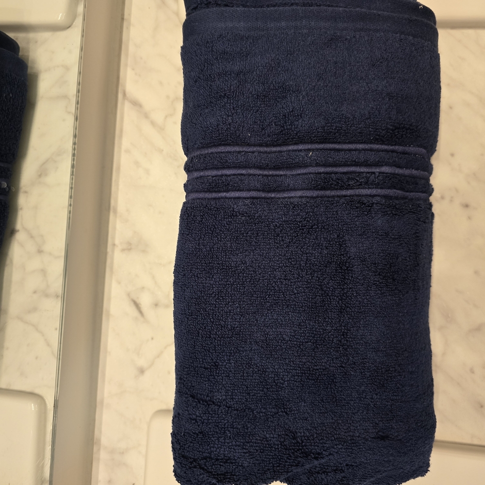 Navy Blue Bath Towel